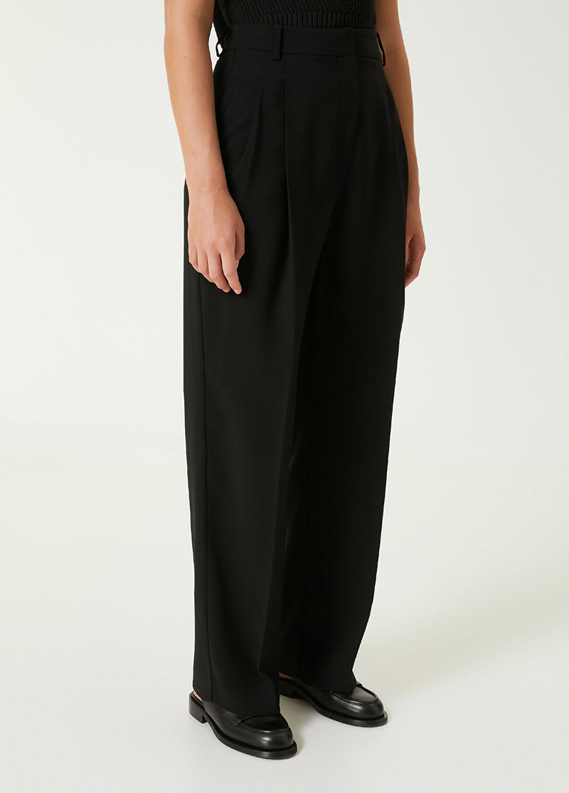 Beymen Club Crepe Palazzo Trousers Black