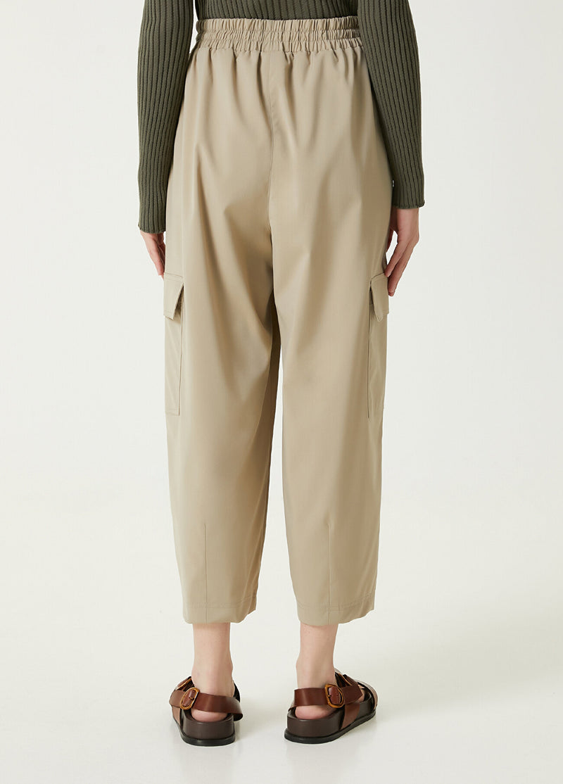 Beymen Club Drawstring Detail Cargo Trousers Light Khaki