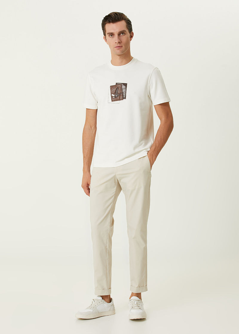 Beymen Club Men Goose Logo T-Shirt White