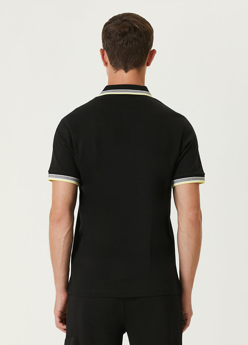 Beymen Club Men Comfort Fit Polo Neck T-Shirt Black
