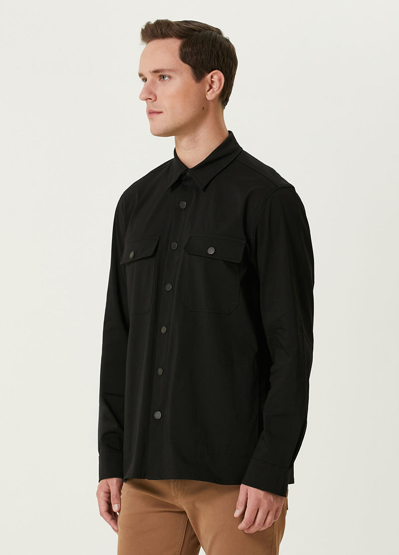 Beymen Club Men Pocket Detailed Outer Shirt Black