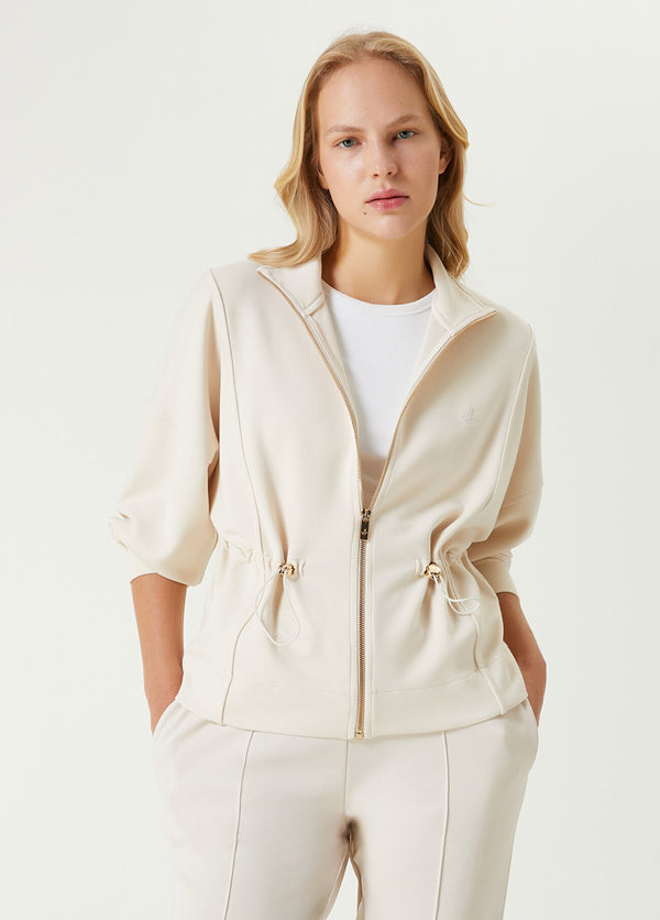 Beymen Club Zipper Sweatshirt Beige