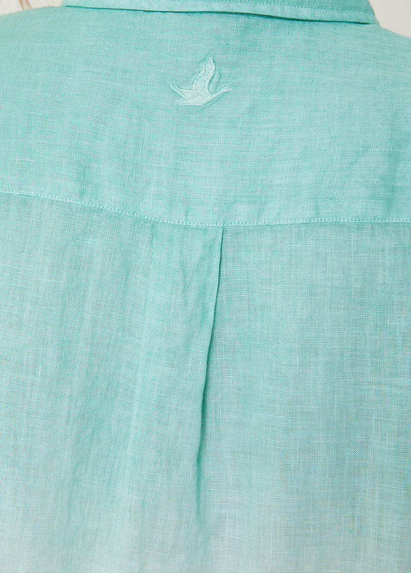 Beymen Club Gradient Linen Shirt Mint