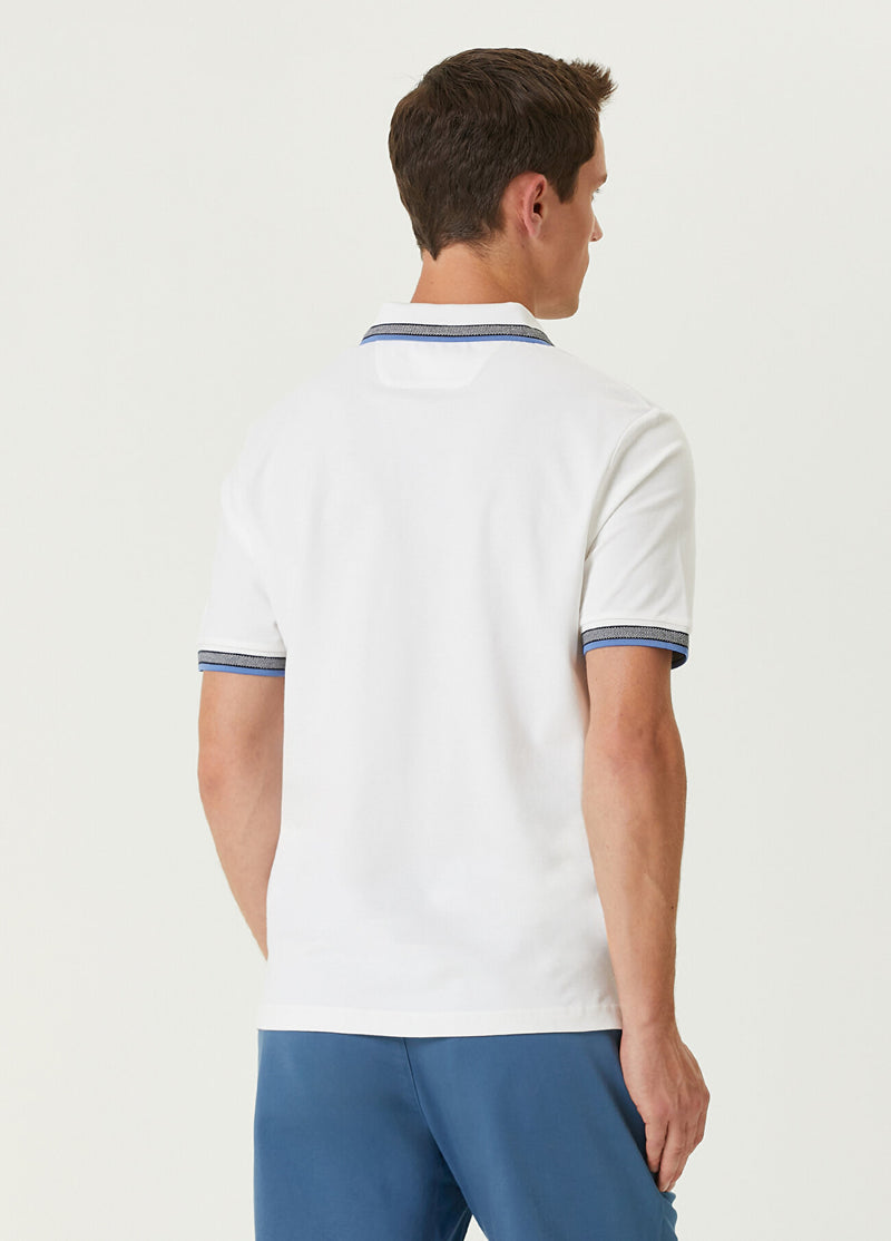 Beymen Club Men Comfort Fit Polo Neck T-Shirt White
