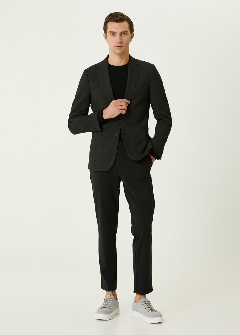 Beymen Club Men Waist Corded Technical Trousers Black