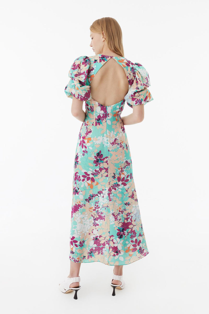 Exquise Dress Print S/Sl Print - Wardrobe Fashion