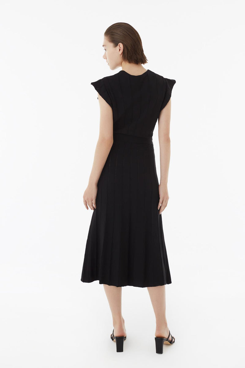 Exquise Dress S/Sl Black - Wardrobe Fashion