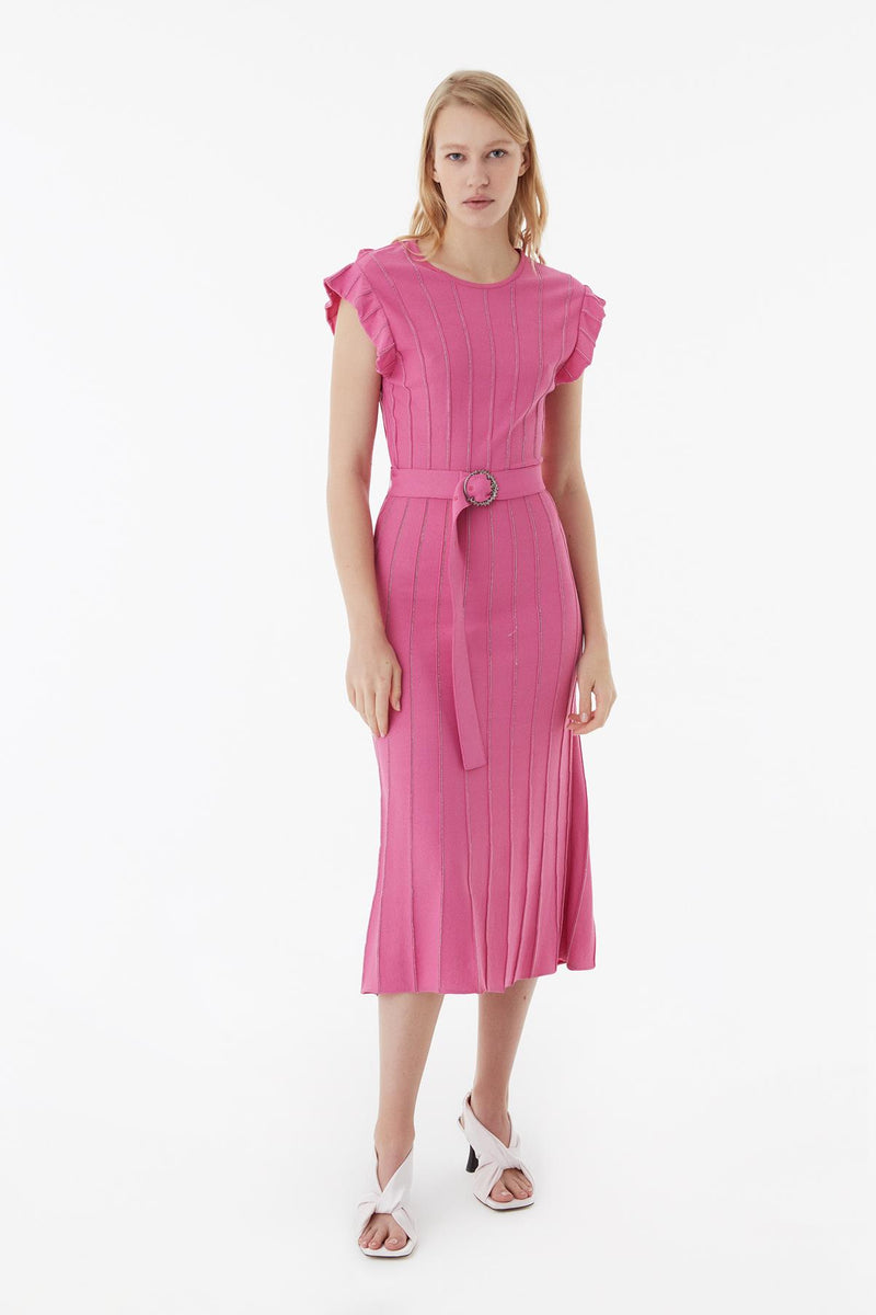 Exquise Dress S/Sl Pink