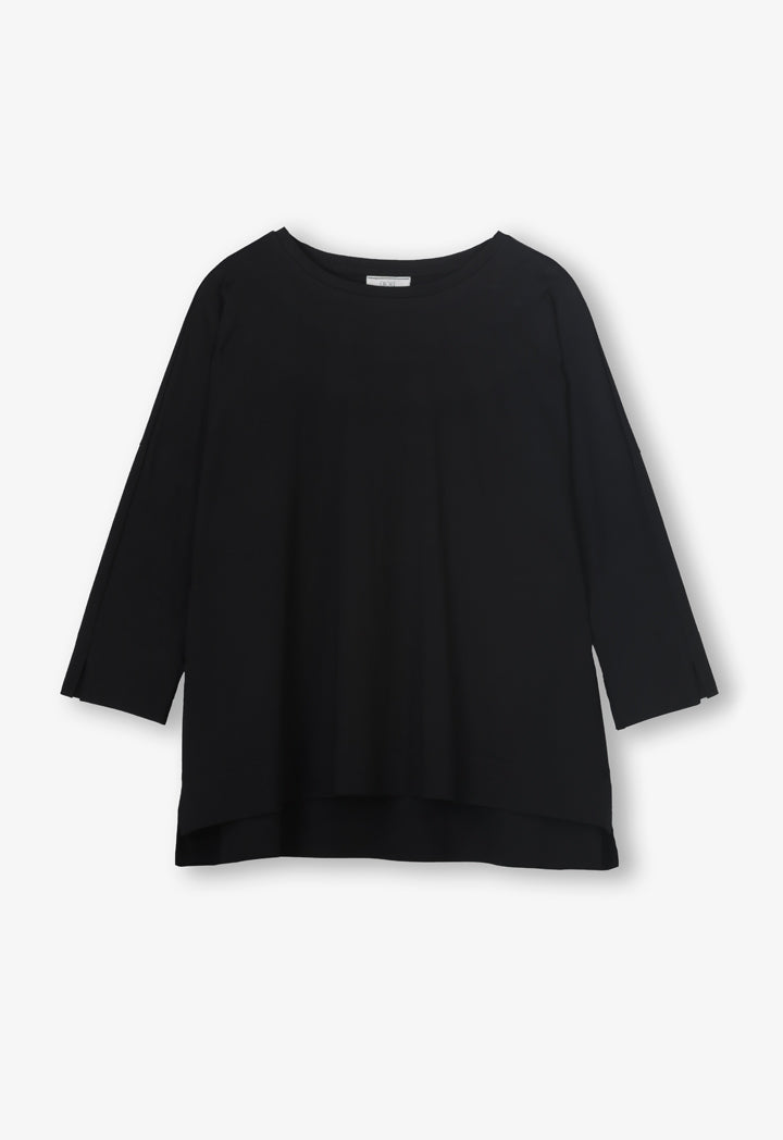 Choice Basic Solid Jersey T-Shirt Black