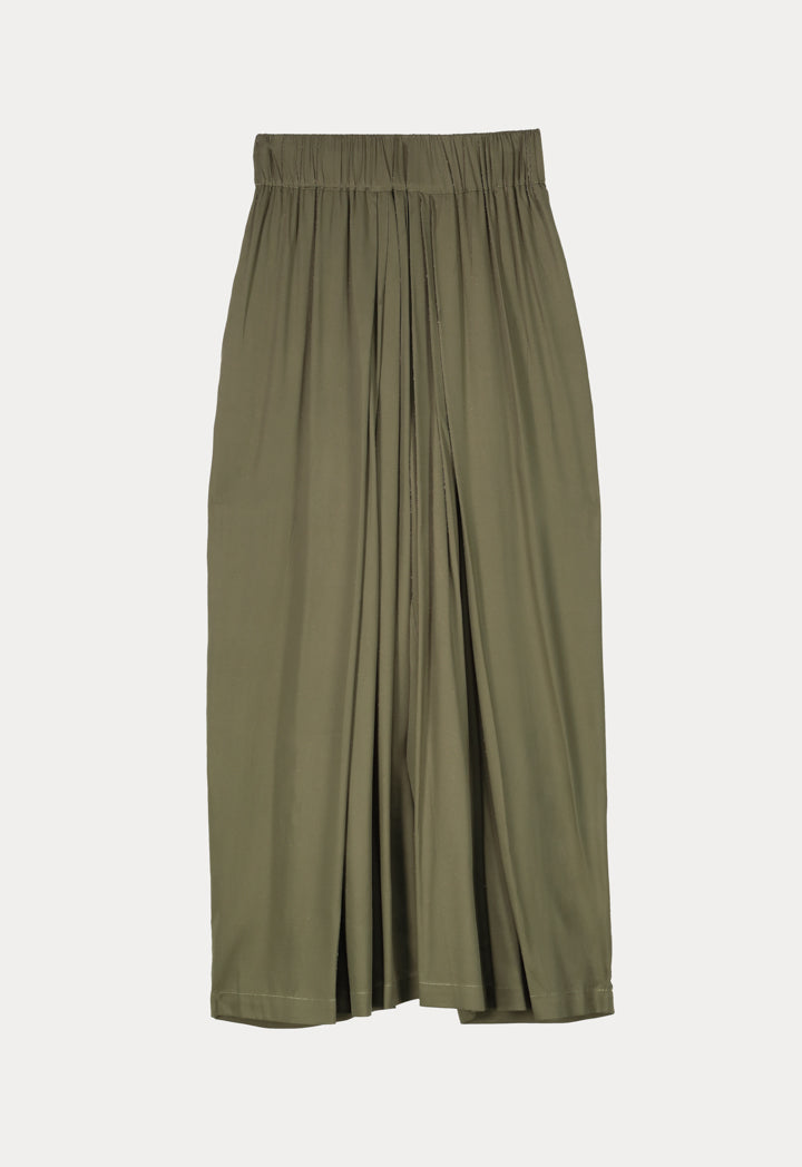 Choice Palazzo Wide Leg Pants Olive