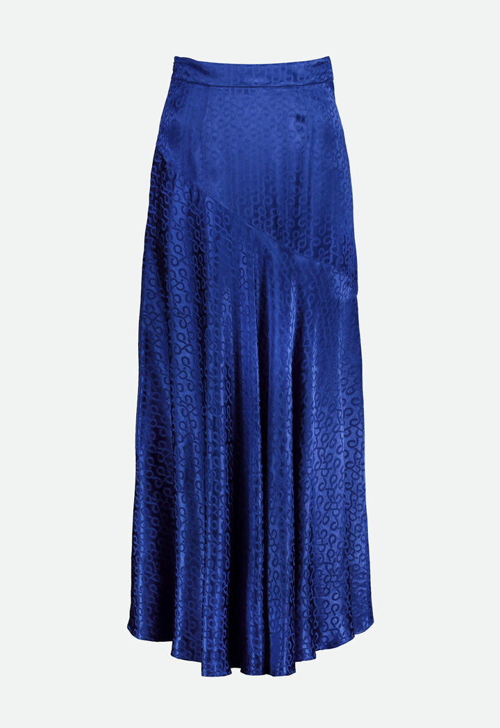 Choice Jacquard Maxi Skirt Cobalt - Wardrobe Fashion
