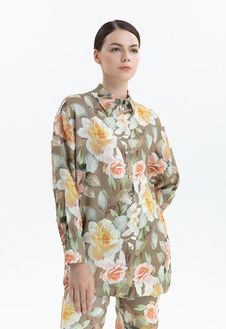 Choice Floral Print Shirt Multicolor
