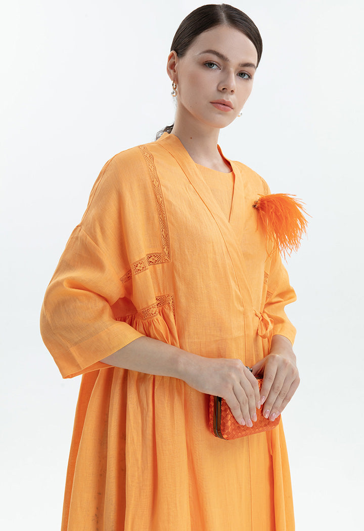 Choice Die Cut Detail Outerwear Orange