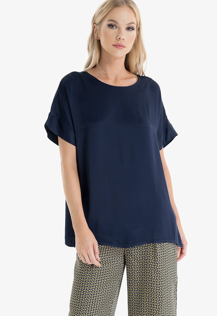 Choice Solid-Toned Top Navy