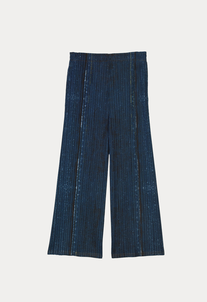 Choice Elasticated Waist Pleated Trousers Navy