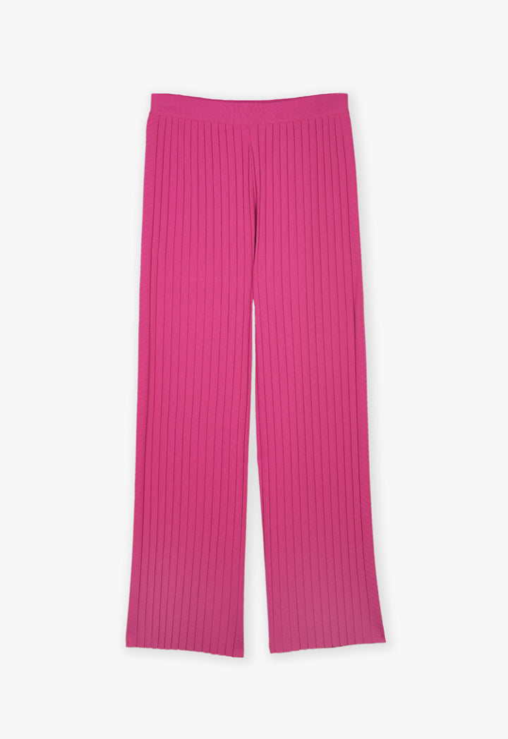 Choice Trousers With Striped Pattern  Pink