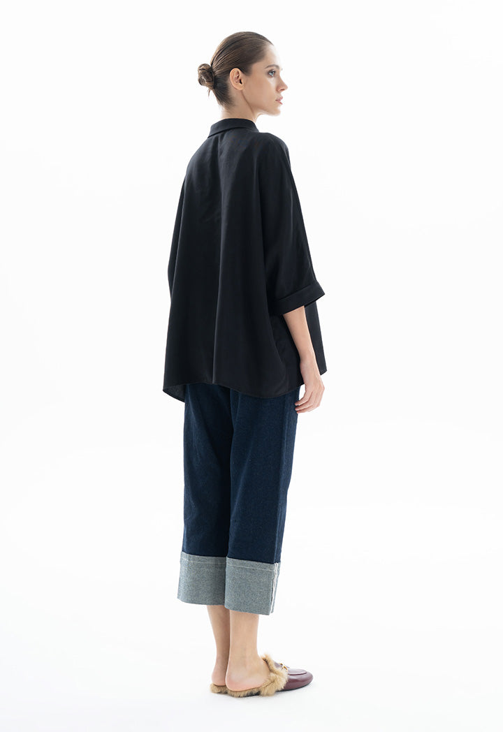 Choice Oversize Basic Shirt Black