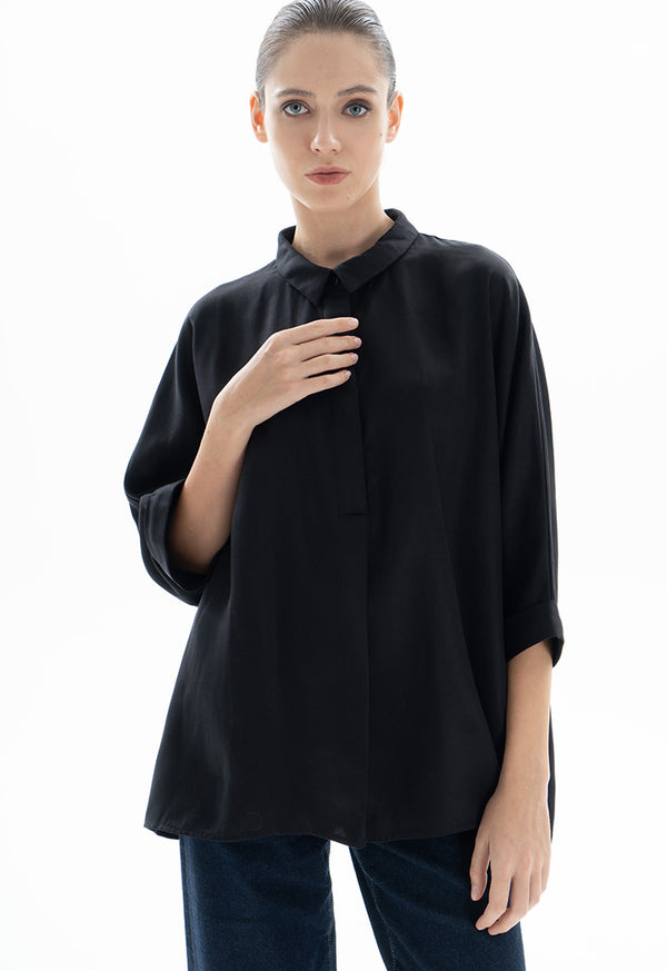Choice Oversize Basic Shirt Black