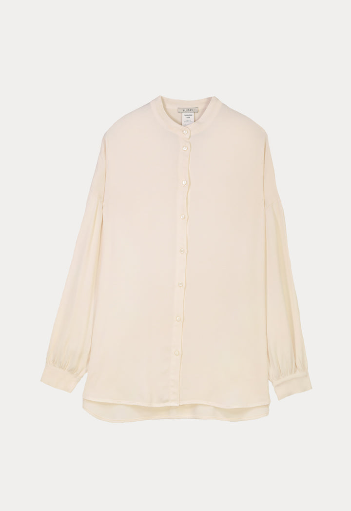 Choice Round Band Solid Shirt Offwhite