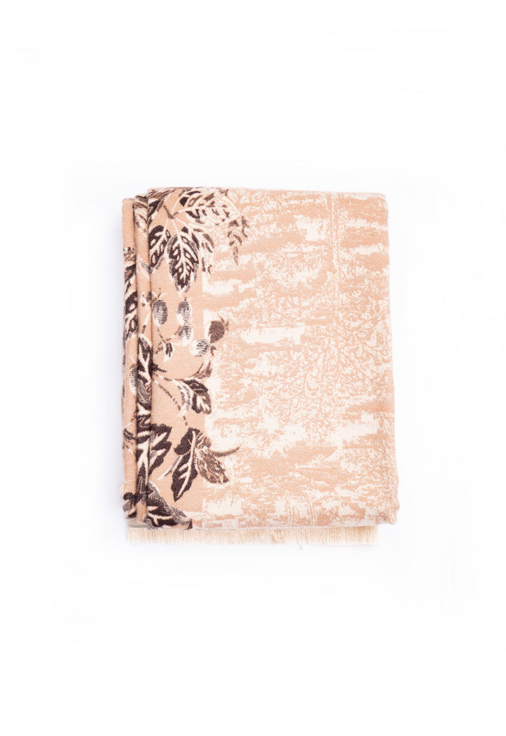 Choice Printed Scarf Beige