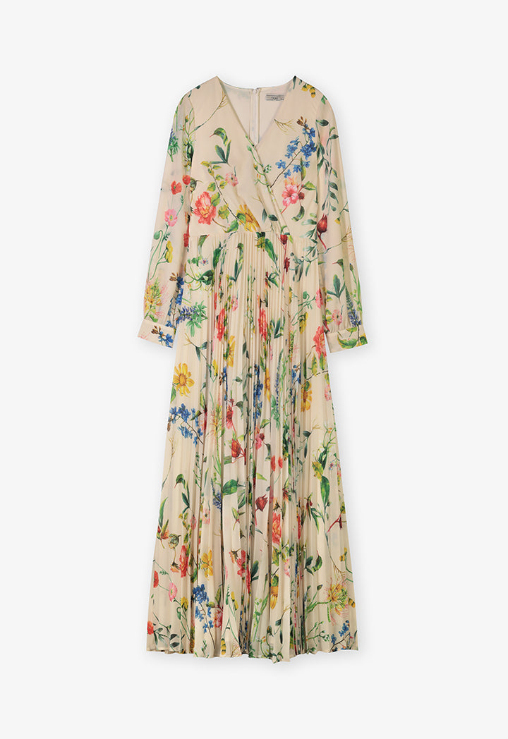 Choice Printed Floral Maxi Dress Print