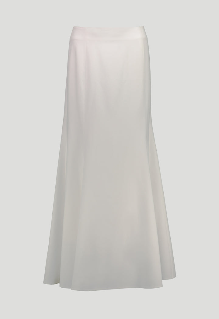 Choice Mermaid Fitted Skirt Off White - Wardrobe Fashion