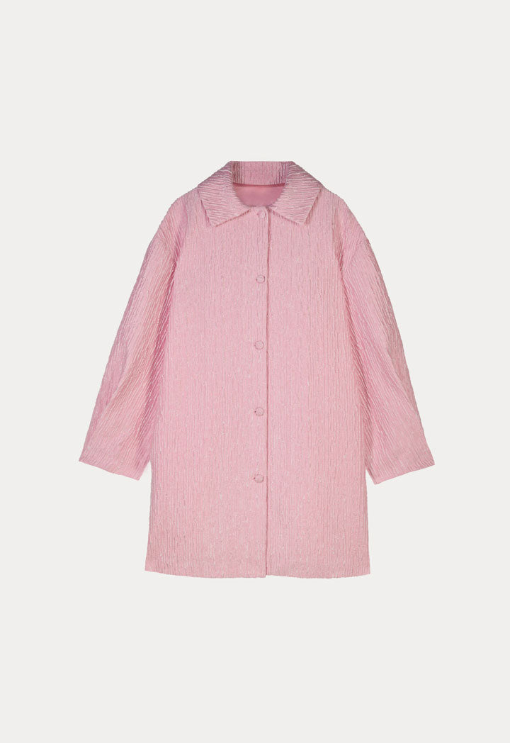 Choice Chintz Floral Printed Shirt Pink