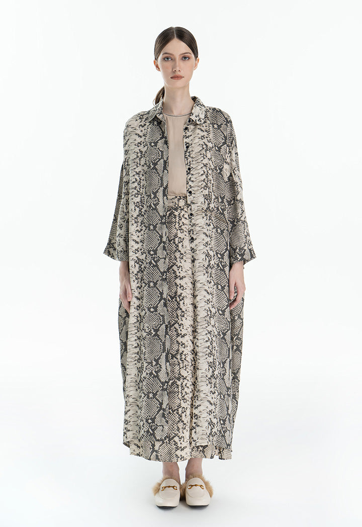 Off white snake print hot sale dress