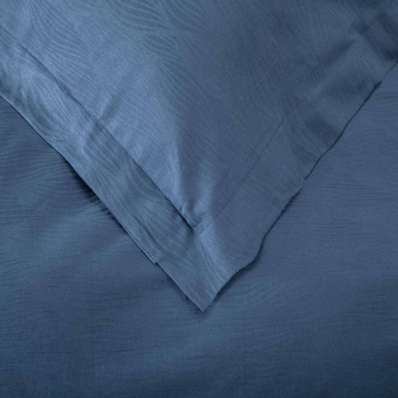 Chakra Bamboo Doce Duvet Cover Set Sng 160X220Cm Marine Blue