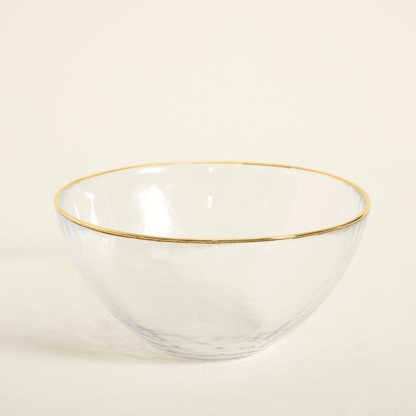 Chakra Ice  Bowl 16 Cm Transparent/Gold