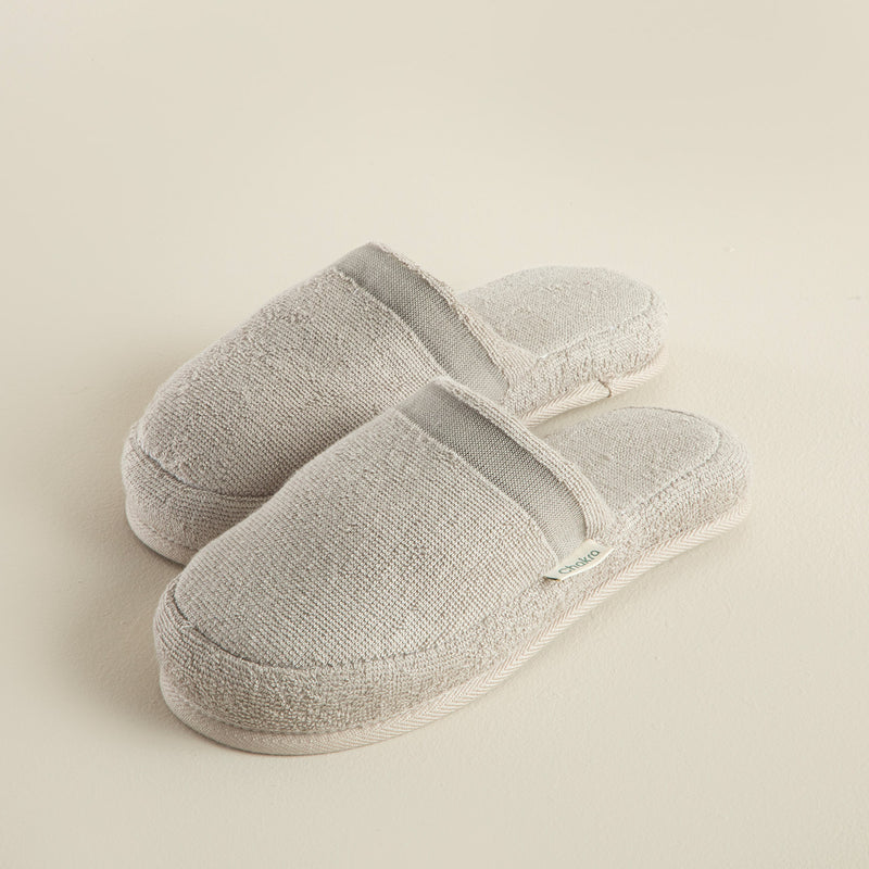 Chakra Derin Unisex Slipper Light Grey-Dark Grey