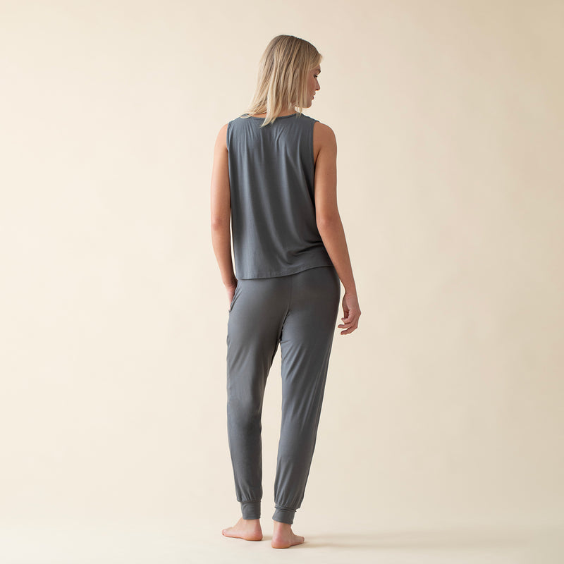 Chakra Soglia Woman Pyjamas Set Dark Grey