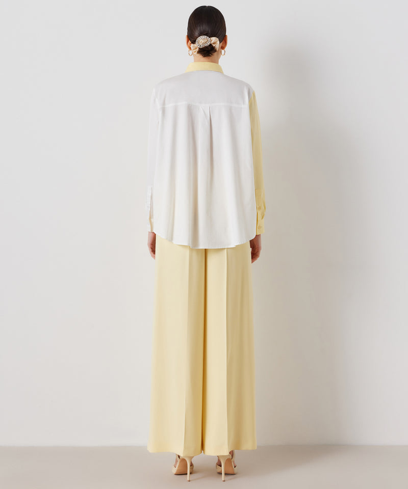 Ipekyol Bead-Embroidered Two-Toned Shirt Yellow