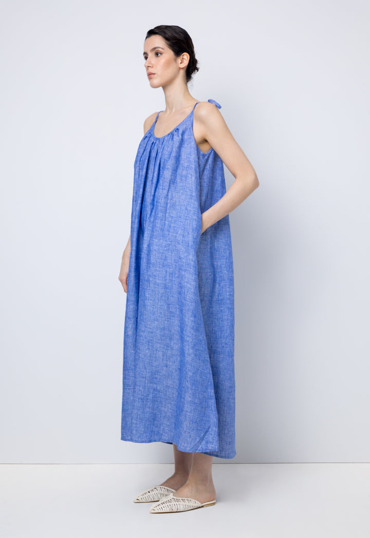 Choice Adjustable Strap Maxi Dress Blue