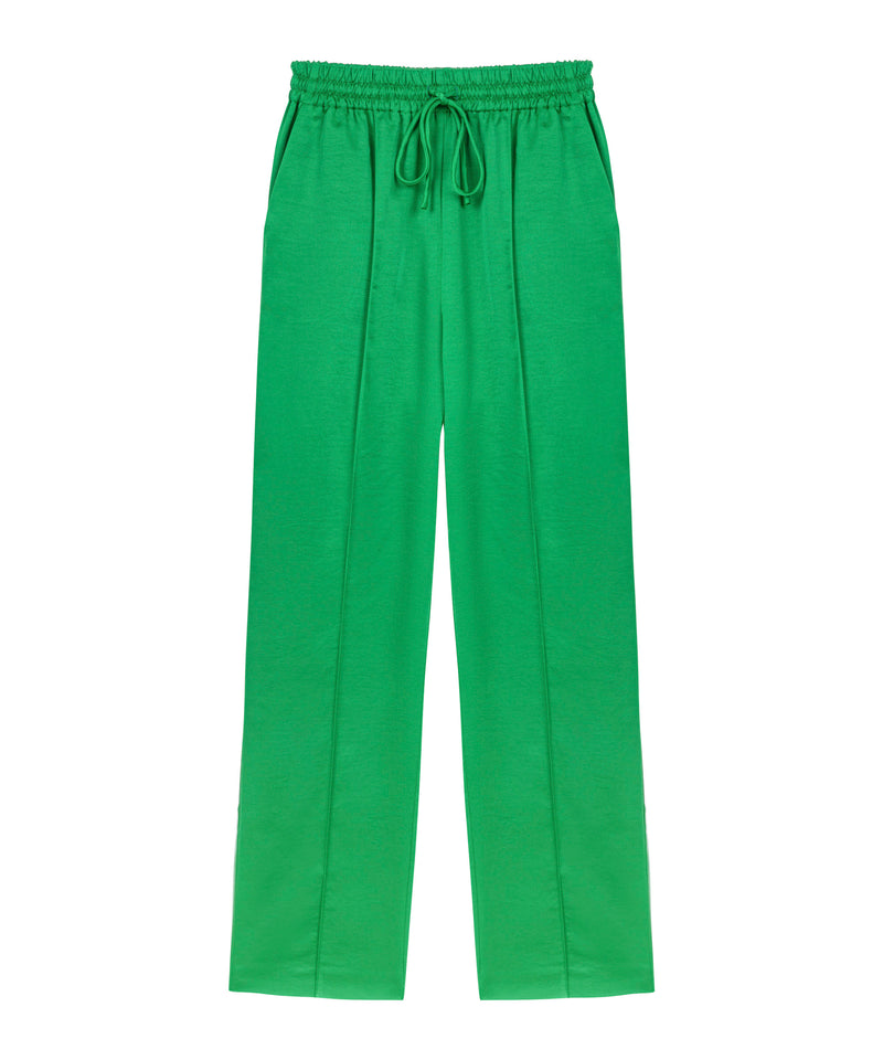 Ipekyol Relaxed Fit Trousers With Elastic Waist Green