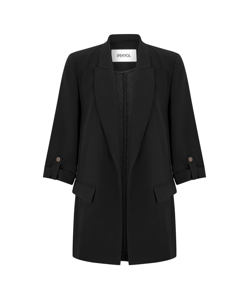 Ipekyol Jacket With Monogram Button Accessories Black