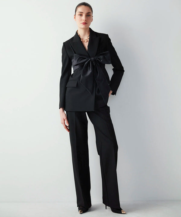 Ipekyol Blazer With Tie-Up Bustier Black