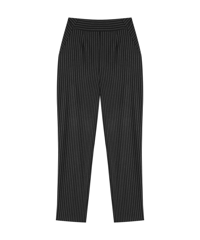 Ipekyol Line Pattern Trousers Black