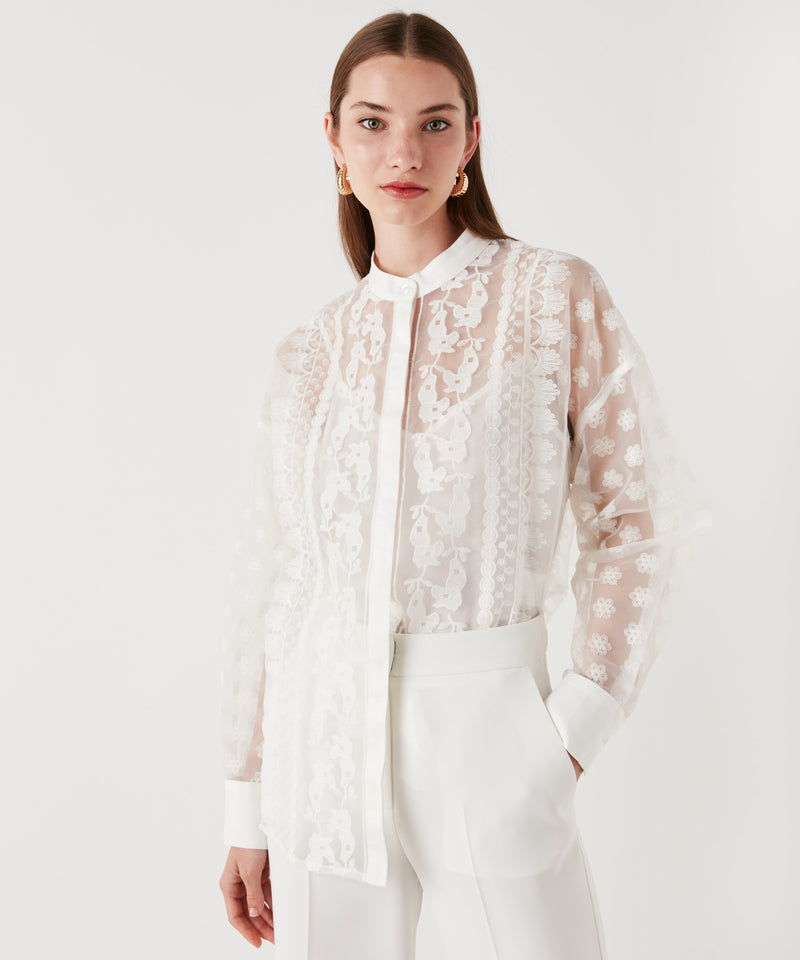 Ipekyol All Over Laced Shirt Off White