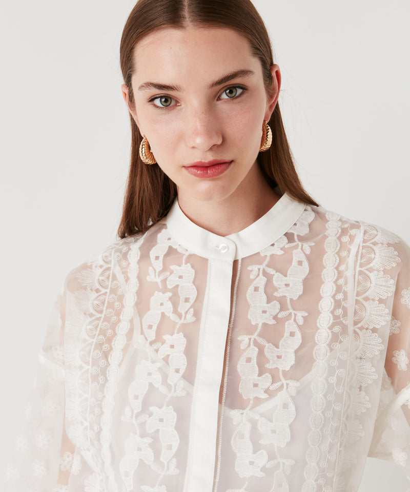 Ipekyol All Over Laced Shirt Off White