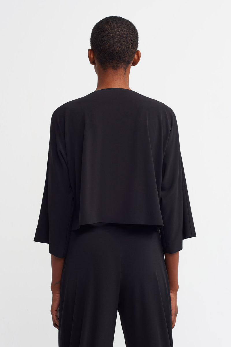 Nu  Basic Crop Jacket Black