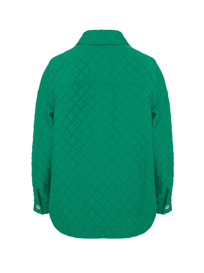 Nocturne Oversize Quilted Jacket Green