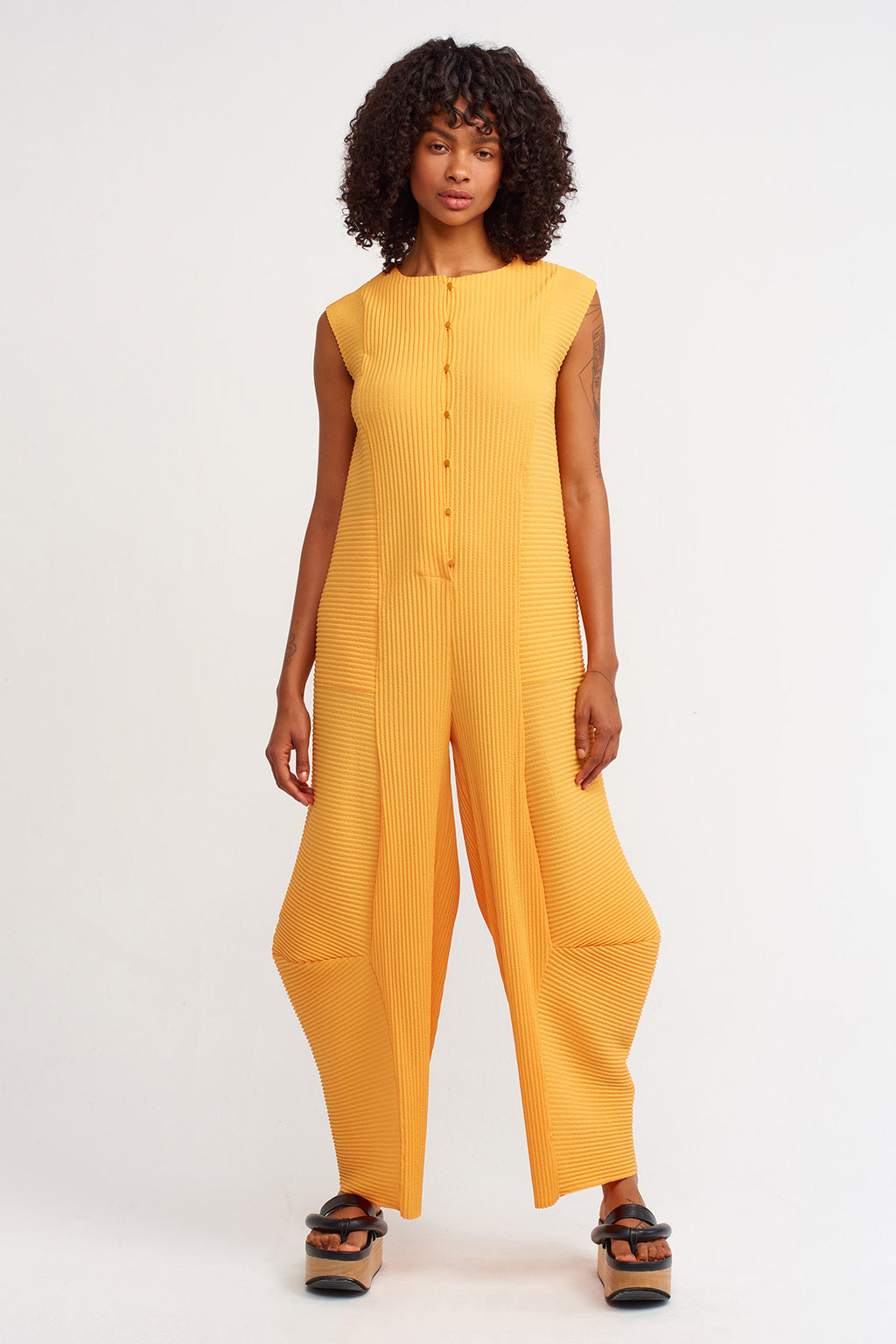 Mango best sale mustard jumpsuit