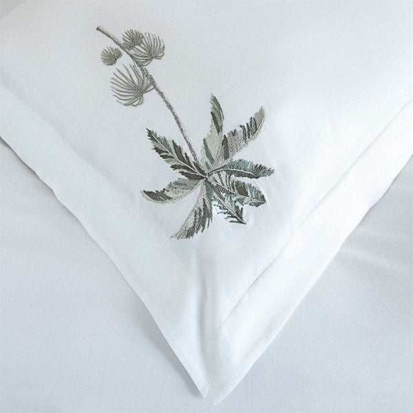 Chakra Bamboo Ala Duvet Cover Set Dbl 200X220Cm Ecru