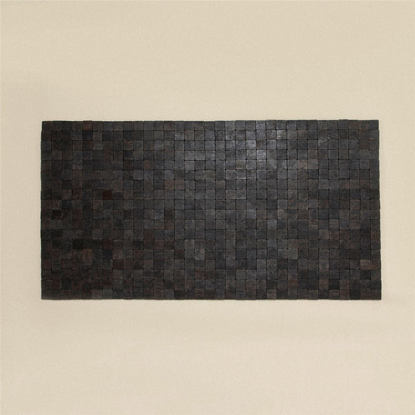 Chakra Costa Wooden Mat 60X100Cm Black