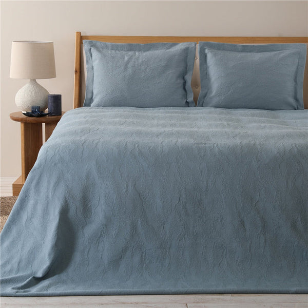 Chakra Emma Bed Cover Set Dbl 240X250Cm Aqua