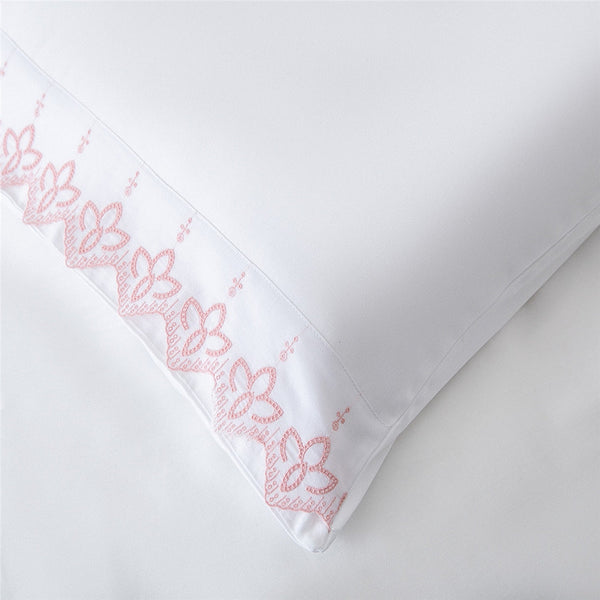 Chakra Bamboo Misa Duvet Cover Set Dbl 200X220Cm White