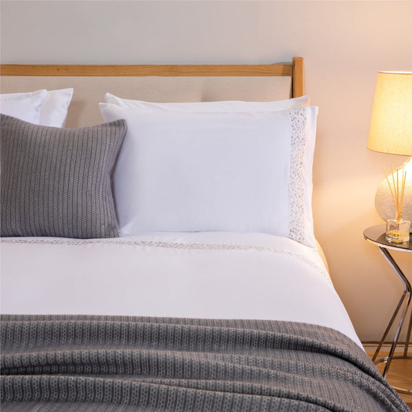 Chakra Bamboo Nido Duvet Cover Set Kng 230X220Cm White