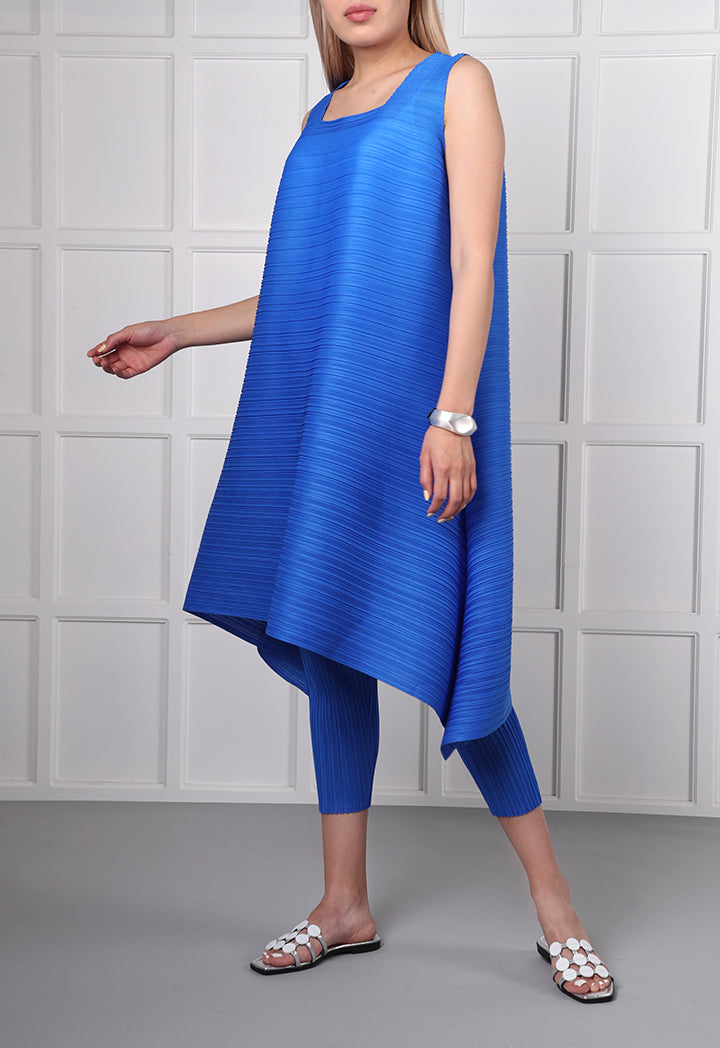 Choice Vertical Pleat Jodhpuri Style Trouser Blue
