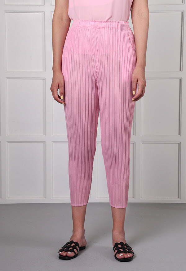 Choice Vertical Pleat Jodhpuri Style Trouser Pink